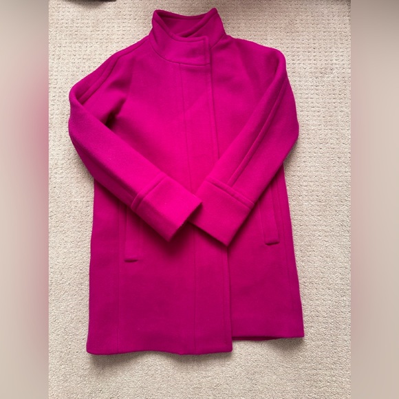 J. Crew Jackets & Blazers - NEW J Crew Magenta wool coat 4